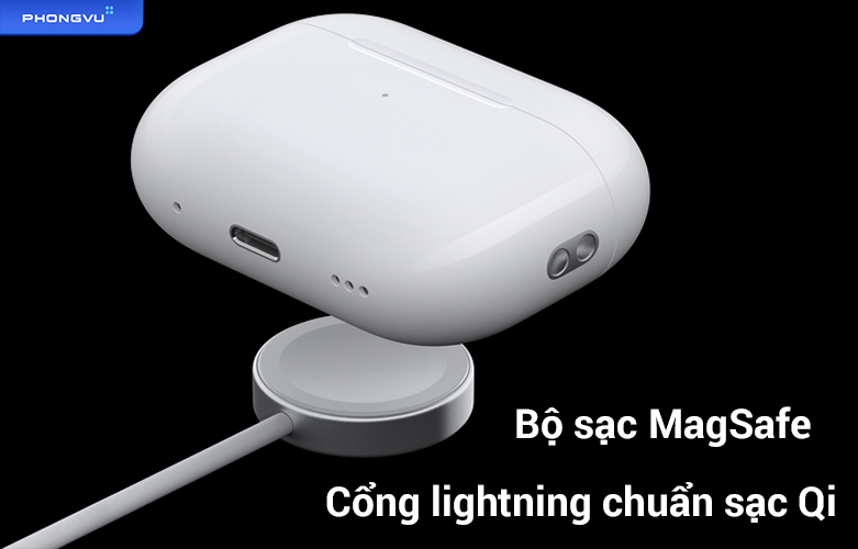 Tai nghe Bluetooth Apple AirPods Pro 2022 MQD83ZP/A | Bộ sạc magsafe