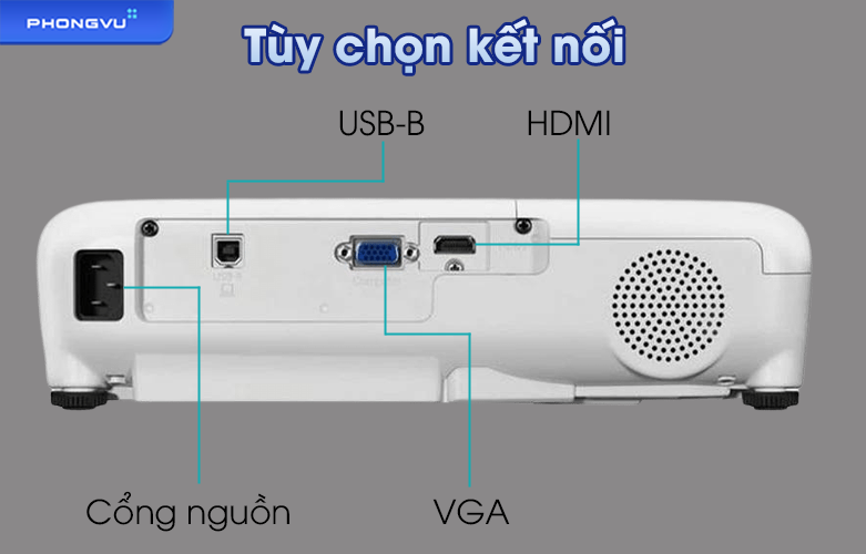 Máy chiếu Epson EB-E10 | Tùy chọn kết nối