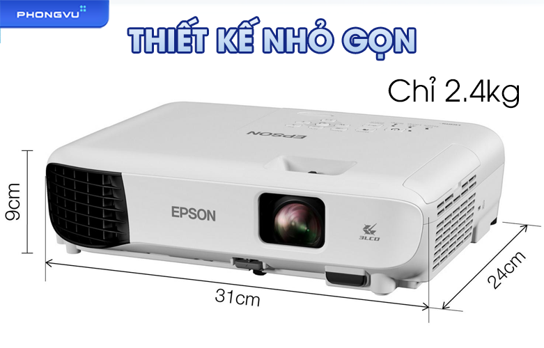 Máy chiếu Epson EB-E10 | Thiết kế nhỏ gọn