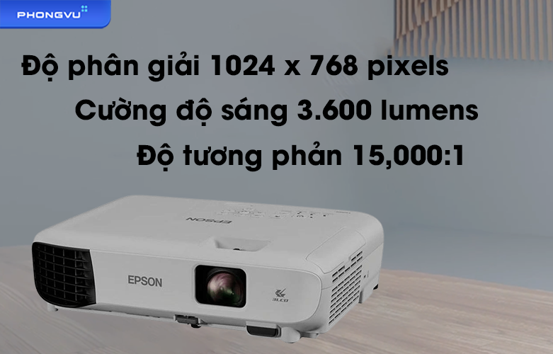 Máy chiếu Epson EB-E10 | Độ phân giải