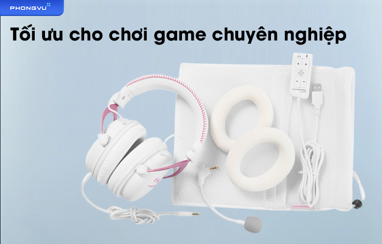 Tai nghe HyperX Cloud II HHSC12-AC-PK/G | Tối ưu