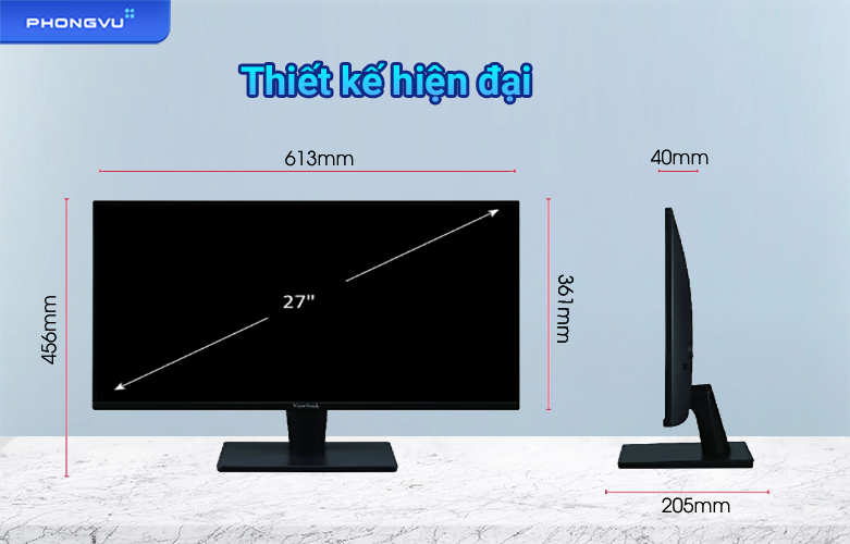 Màn hình LCD ViewSonic 27 inch VA2715-2K-MHD