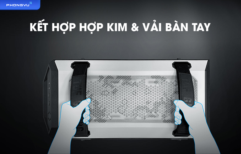 Case ASUS TUF Gaming GT501 White Edition - SP005268 | Hợp kim và vải bàn tay