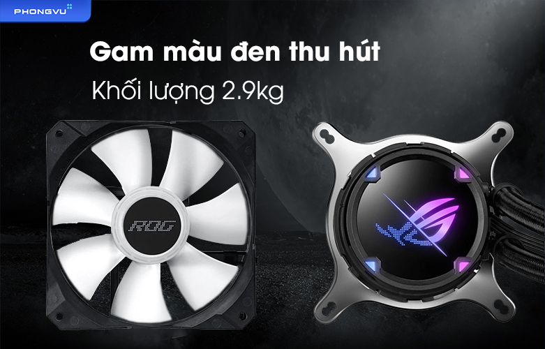 Tản nhiệt nước AIO ASUS ROG STRIX LC II 360 ARGB - SP005548 | Gam màu đen 