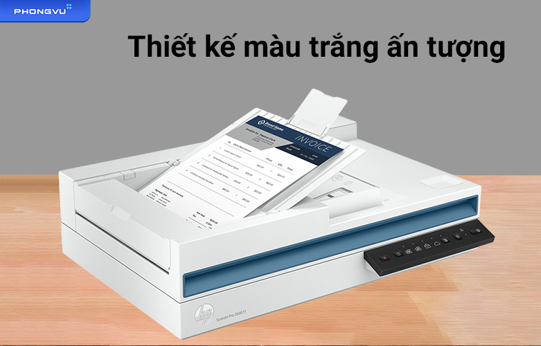 Máy scan HP Pro 2600 F1 Scanner - 20G05A | Gam màu trắng ấn tướng