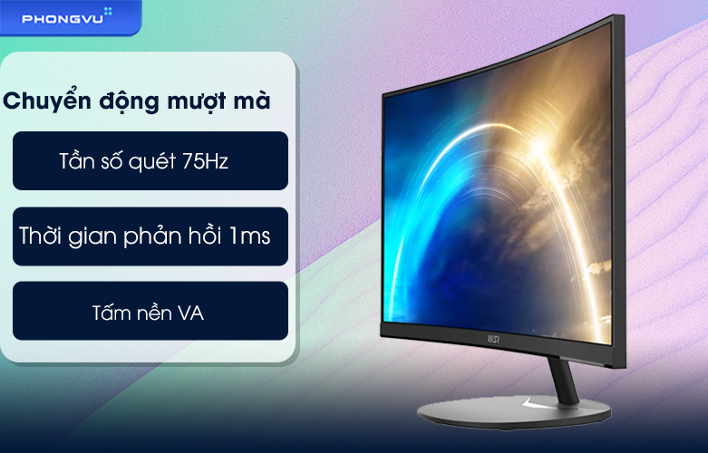 Màn hình LCD MSI 27" Pro MP271C | Chuyển động mượt mà