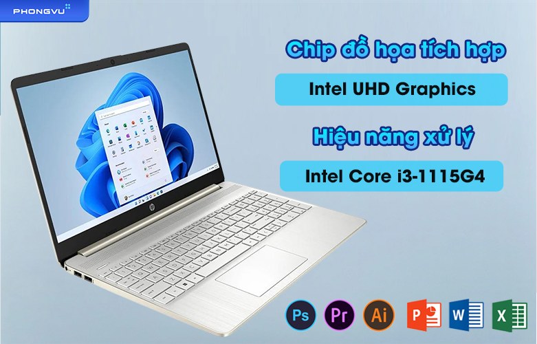Laptop HP 15s-fq2660TU - 6K793PA | Chip đồ họa
