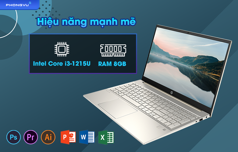 Laptop HP Pavilion 15-eg2062TU - 6K790PA | Hiệu năng mạnh mẽ