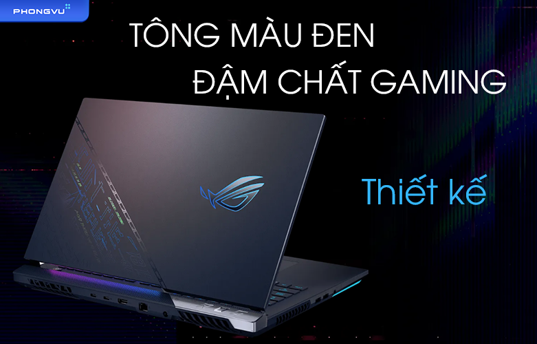 Laptop Asus G733CX-LL6789W ROG Strix SCAR | Tông màu đen đậm chất gaming