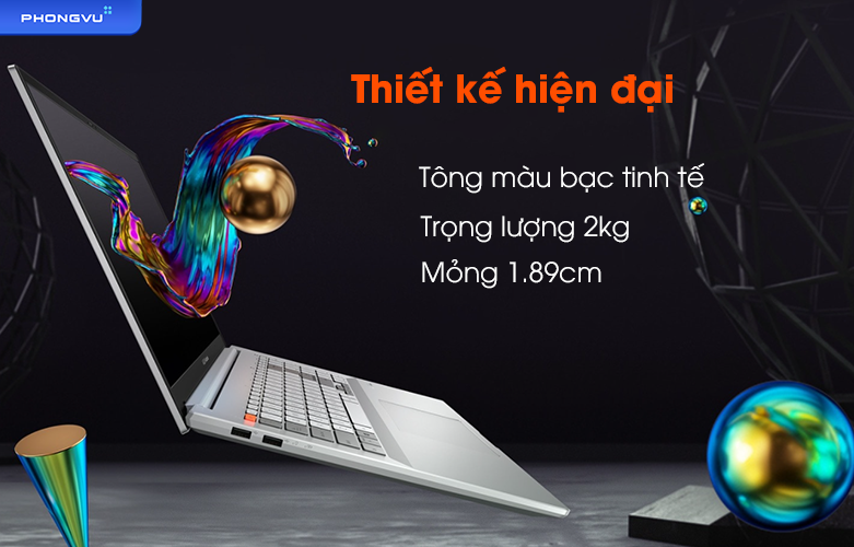 Laptop Asus N7600Z | Thiết kế hiện đại