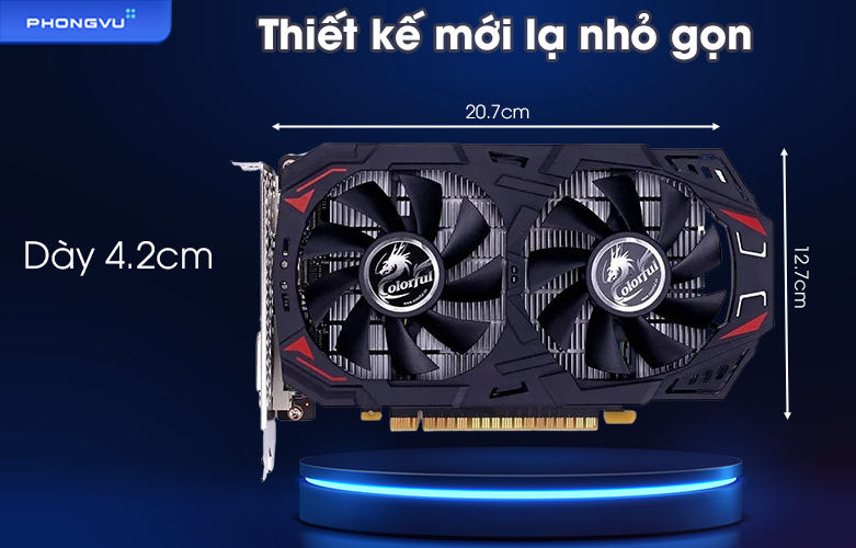 VGA Colorful GeForce GTX1050Ti 4G-V | Thiết kế mới lạ