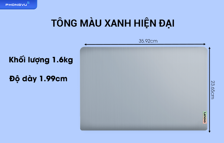 Laptop Lenovo Ideapad 3 - 15IAU7 - 82RK001GVN | Tông màu xanh hiện đại