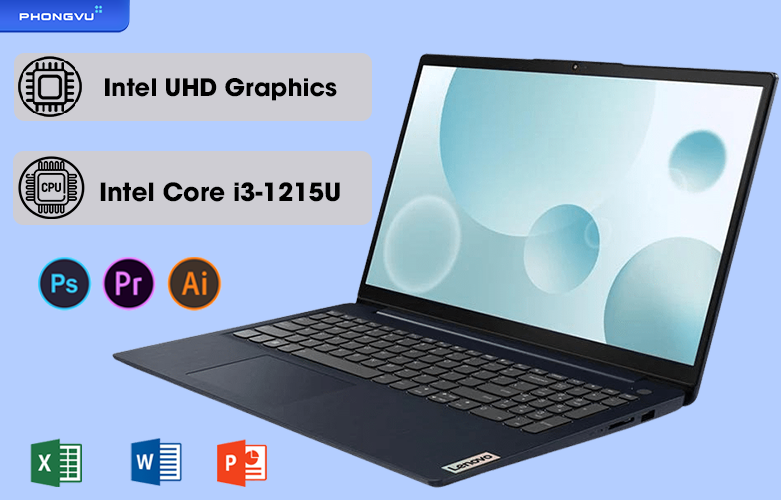 Laptop Lenovo Ideapad 3 - 15IAU7 - 82RK001GVN | Hiệu năng, chip đồ họa