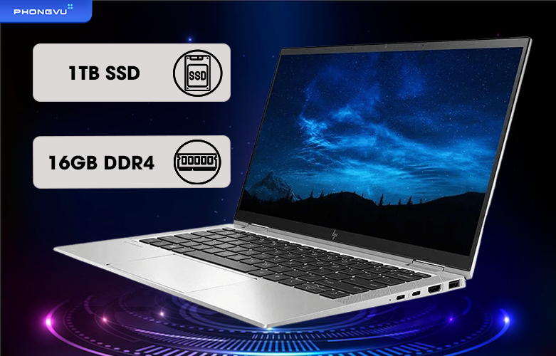 Laptop HP EliteBook x360 1030 G8 634M2PA | Bộ nhớ