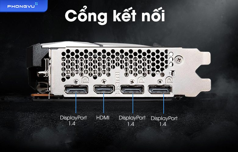 VGA MSI Radeon RX 6600 MECH 2X 8G | Cổng kết nối