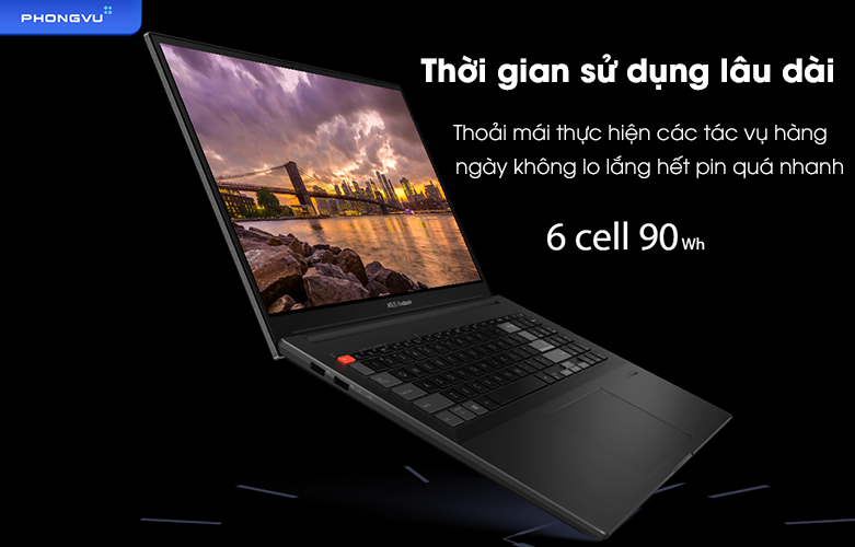 Laptop Asus N7600Z | Thời lượng pin