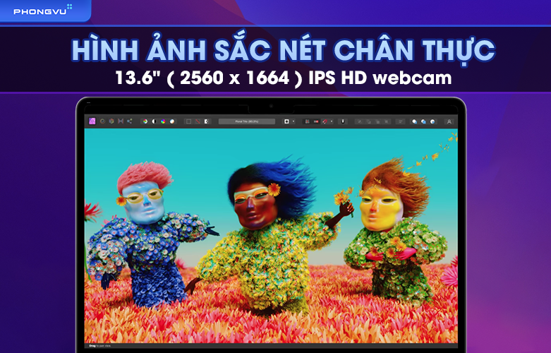 MacBook Air M2 13.6 inch Z15S00092 | Hình ảnh sắc nét