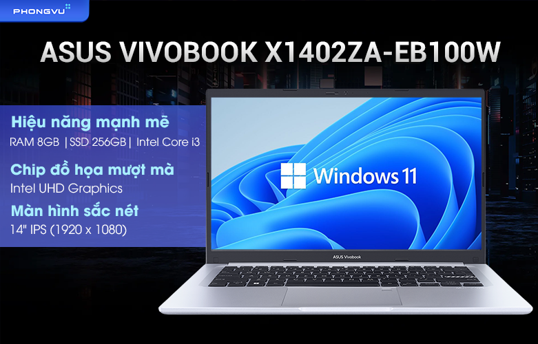 Laptop Asus Vivobook X1402ZA-EB100W