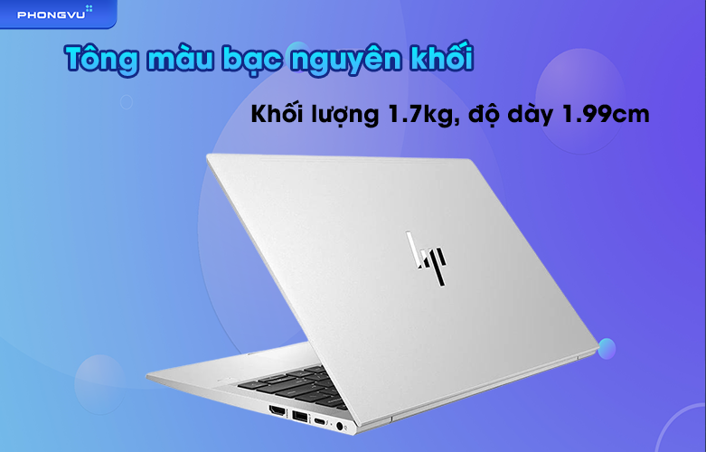 Laptop HP EliteBook 640 G9 6M154PA  | Tông màu bạc nguyên khối