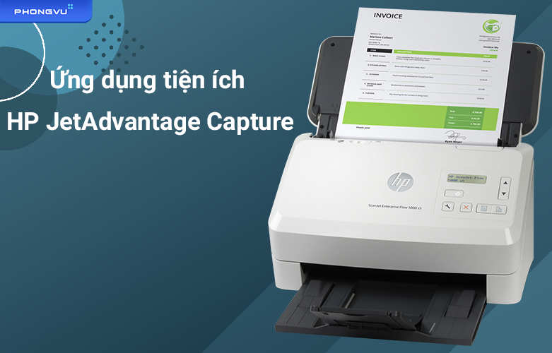 Máy scan HP Enterprise Flow 5000 S5 - 6FW09A | Ứng dụng tiện ích