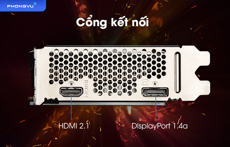 VGA MSI Radeon RX 6500 XT MECH 2X 4G OC | Cổng kết nối