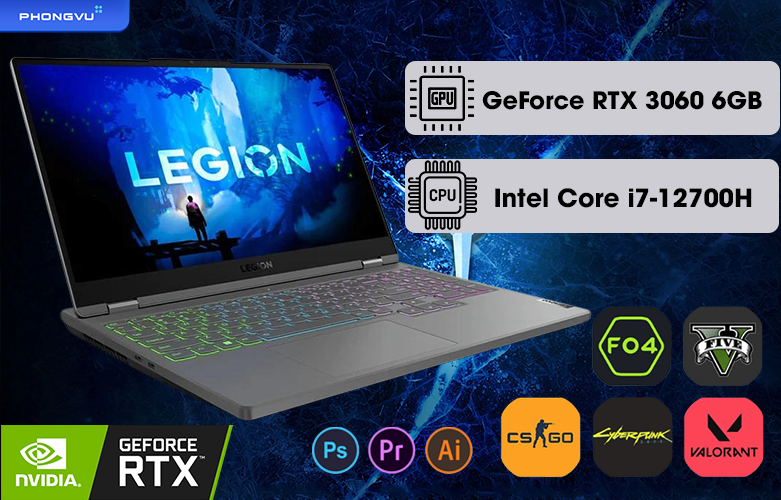Laptop Lenovo Legion 5 15IAH7H-82RB0047VN | Hiệu năng