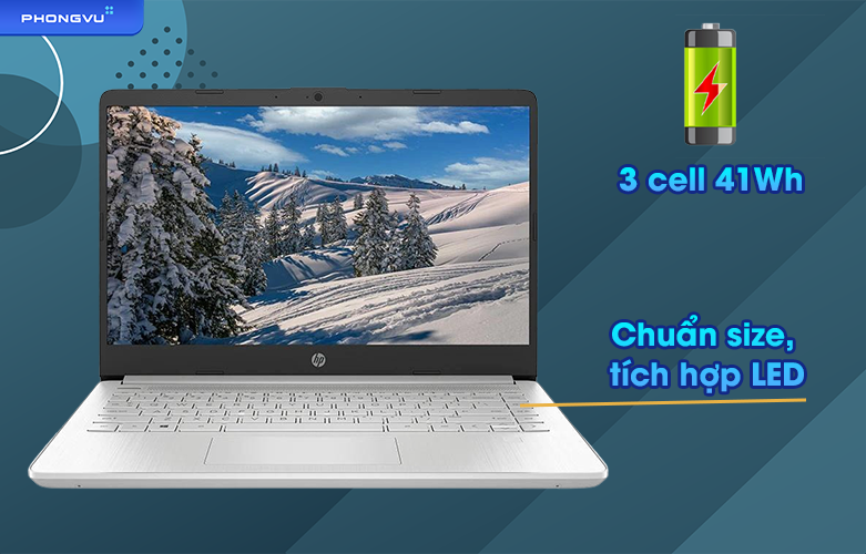Laptop HP 14s-dq5052TU 6T6R2PA | Bàn phím, pin