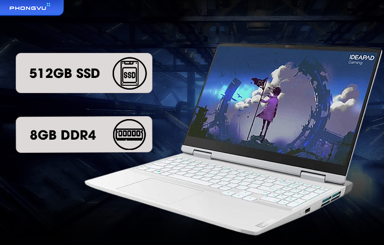 Laptop Lenovo Ideapad Gaming 3 - 15ARH7 - 82SB007KVN | Bộ nhớ lưu trữ