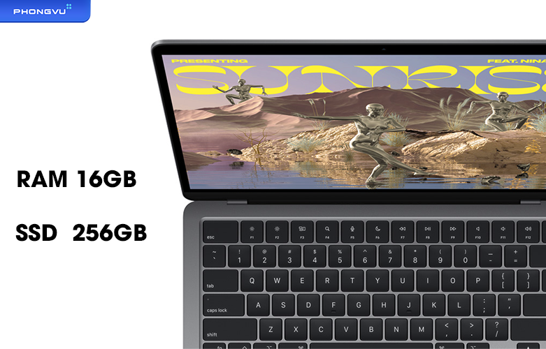 MacBook Air M2 13.6 inch Z15S00092 | Bộ nhớ