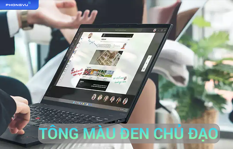 Laptop Lenovo ThinkPad X1 Nano Gen 2 21E8003FVN | Thiết kế tông màu đen