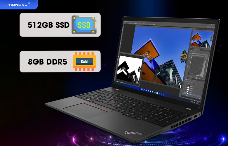 Laptop Lenovo ThinkPad T16 Gen 1 21BV00EKVA | Bộ nhớ