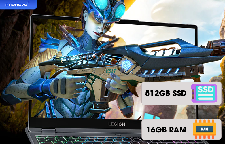 Laptop Lenovo Legion 5 15ARH7H 82RD004UVN | Bộ nhớ
