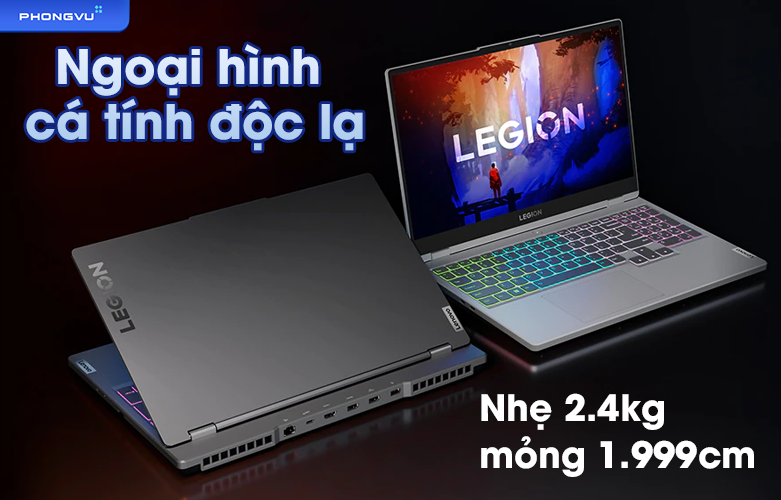 Laptop Lenovo Legion 5 15ARH7H 82RD004UVN | Ngoại hình