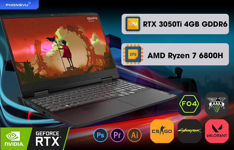 Laptop Lenovo IdeaPad Gaming 3 15ARH7 82SB007MVN | Hiệu năng