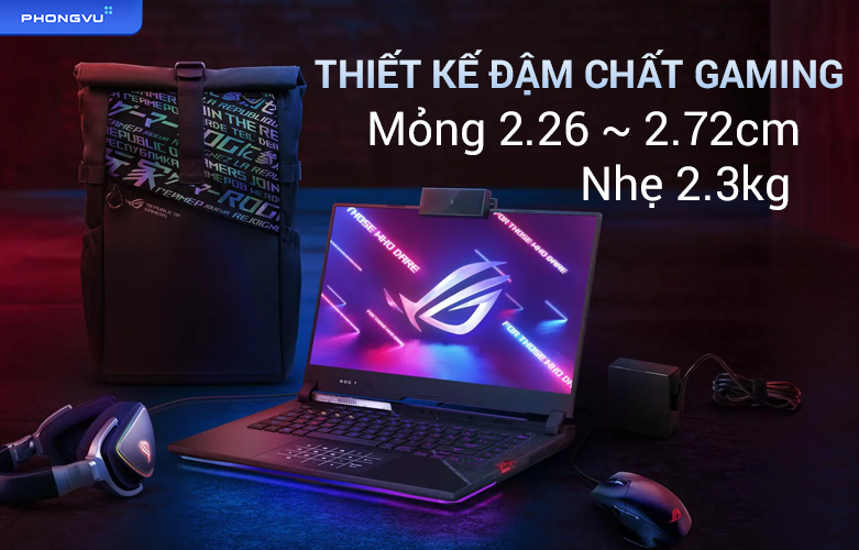 SUS ROG Strix Scar 15 G533ZW với thiết kế đậm chất gaming 