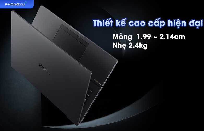 Laptop ASUS ProArt W7600Z3A - L2048 | Thiết kế cao cấp hiện đại
