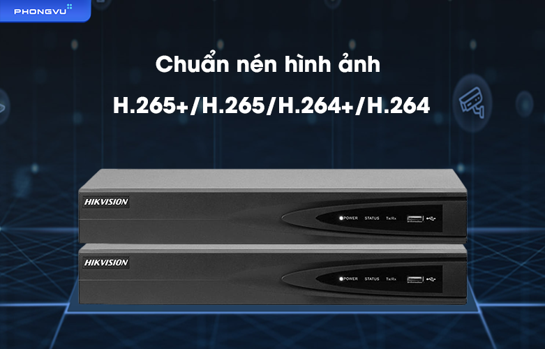 Đầu ghi Hikvision DS-7616NI-K1 C | Chuẩn nén hình ảnh