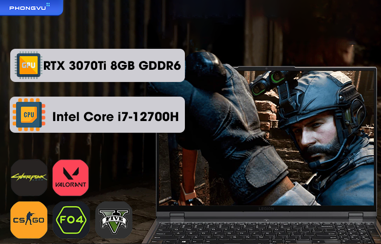 Laptop Lenovo Legion 5 Pro 16IAH7H 82RF0045VN | Hiệu năng