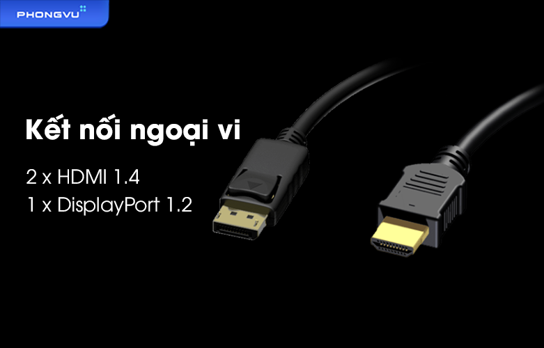 LCD AOC 24G2E | Kết nối ngoại vi
