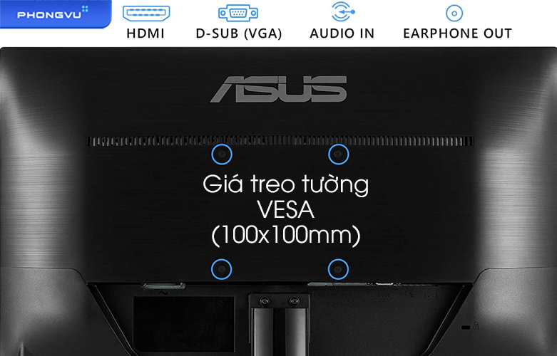 Màn hình LCD Asus 21.5 inch VA229HR | Kết nối