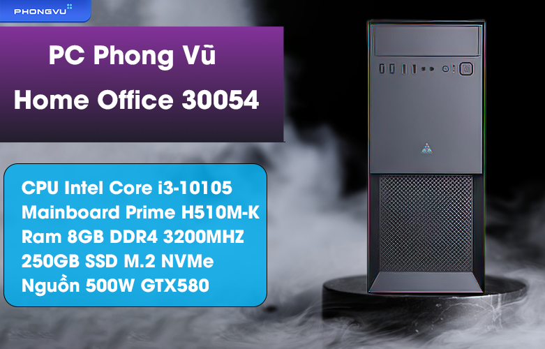 PC Phong Vũ Home Office 30054 Chính hãng, Ưu Đãi khủng tại Phong Vũ