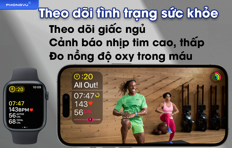 Apple Watch Series 8 GPS Cellular 41mm Loop | Theo dõi tình trạng sucwsk hỏe