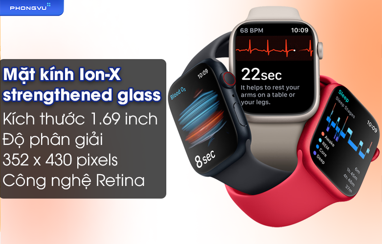 Apple Watch Series 8 GPS Cellular 41mm Loop | Mặt kính