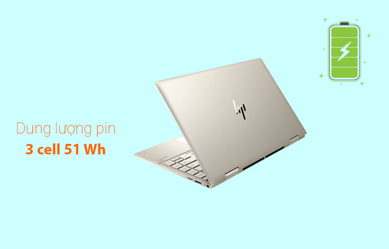 Laptop ENVY x360 13-bd0531TU (4Y1D1PA) | Dung lương pin lớn
