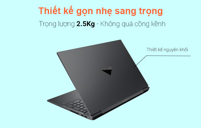 Laptop HP VICTUS 16-d0198TX (4R0U0PA) | Thiết kế gọn gàng
