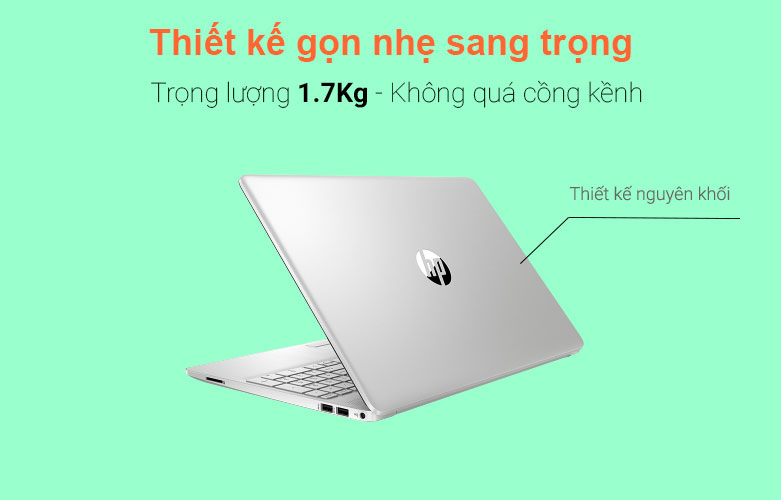 Laptop HP 15s-du3593TU (63P89PA) | Thiét kế gọn nhẹ sang trọng