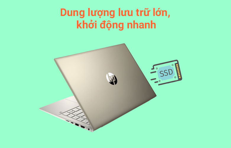 Laptop HP Pavilion 14-dv0514TU (46L83PA) |  Dung lượng lưu trữ lớn