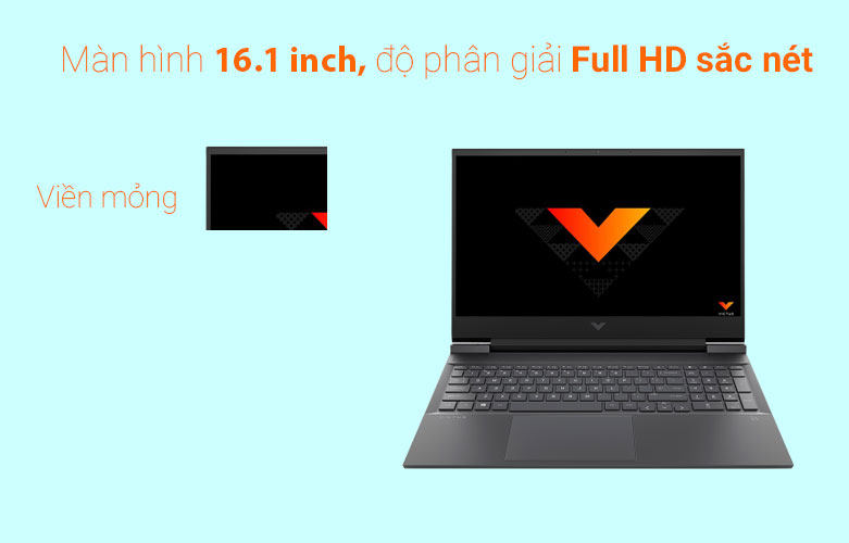 Laptop HP VICTUS 16-d0198TX (4R0U0PA) | Màn hình  inch