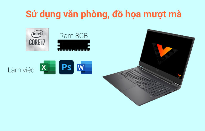 Laptop HP VICTUS 16-d0198TX (4R0U0PA) | HIệu năng mạnh mẽ