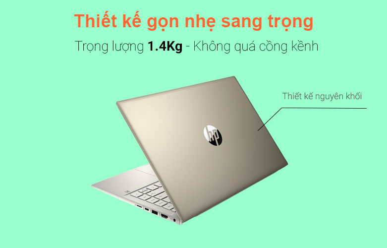 Laptop HP Pavilion 14-dv0514TU (46L83PA) | Thiết kế nhỏ gọn